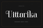 Vittorika Modern Serif Font, a Serif Font by Letterena Studios (Thumbnail 1 of 15)