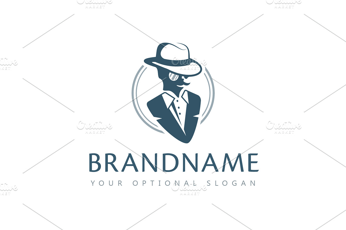 Gentleman Fashion Custom Logo, a Branding & Logo Template by ARTE MIGUEL (Photo 1 of 3)