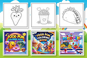 Food Pun Coloring Book, a Photo by Wow Magic (Thumbnail 1 of 3)