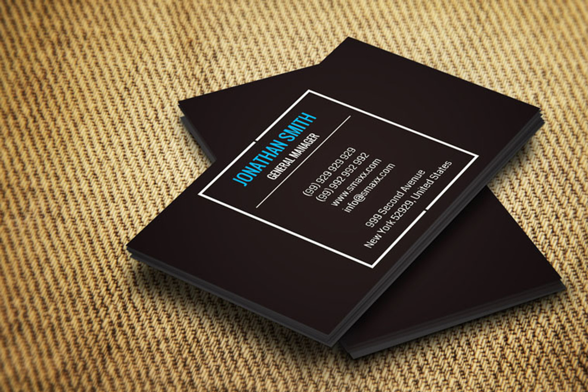 Minimal Business Card CM042, a Business Card Template by annozio (Photo 3 of 5)