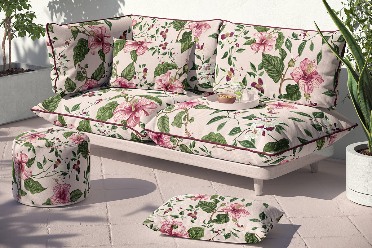 Pink Paradise Seamless Pattern Flora, a Pattern Graphic by Fabrivo (Photo 6 of 10)