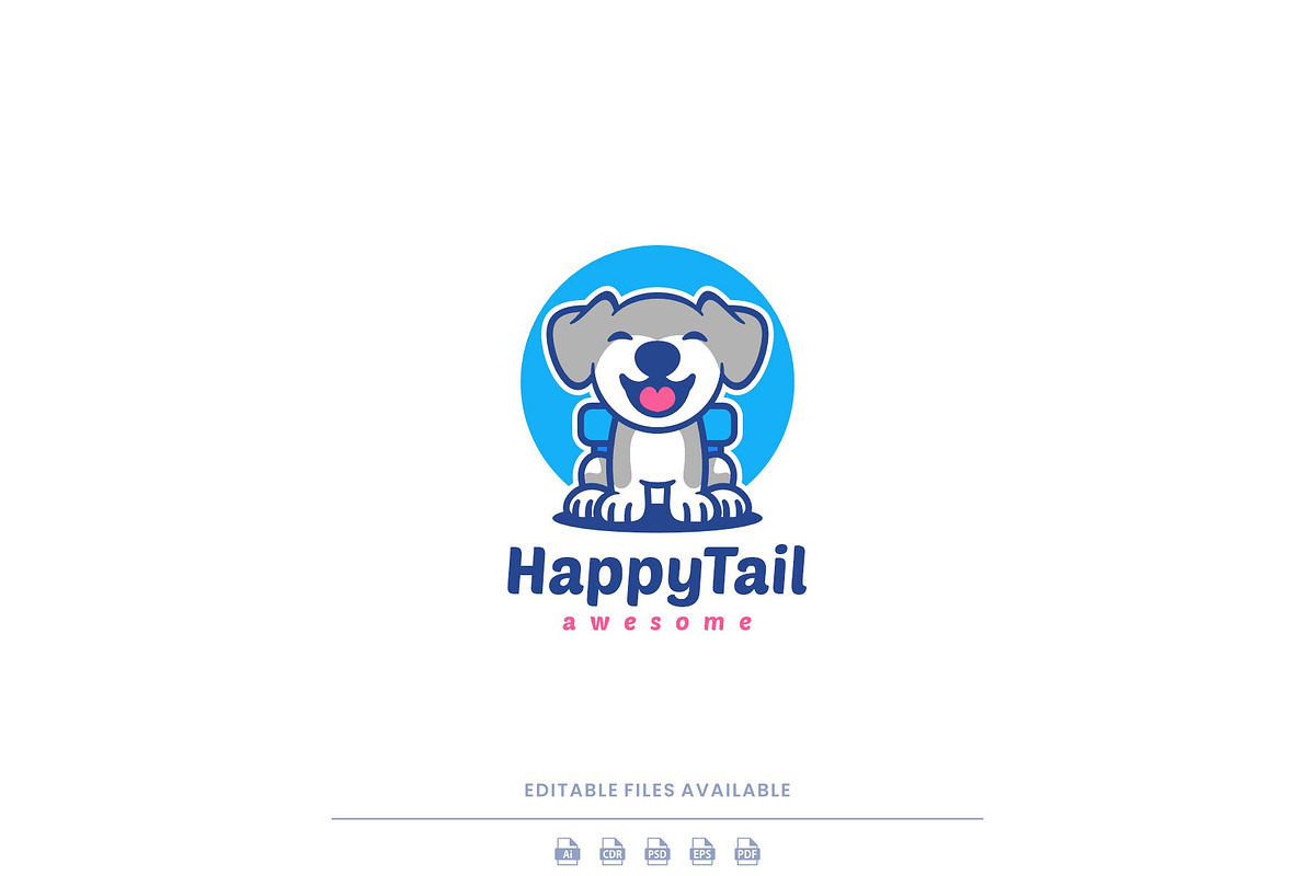 Cheerful Dog Mascot Logo Design, a Branding & Logo Template by Artnivora.Std (Photo 1 of 3)