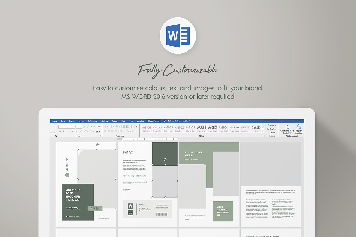 Brochure Template 01, a Brochure Template by BrochuresFactory (Photo 7 of 7)