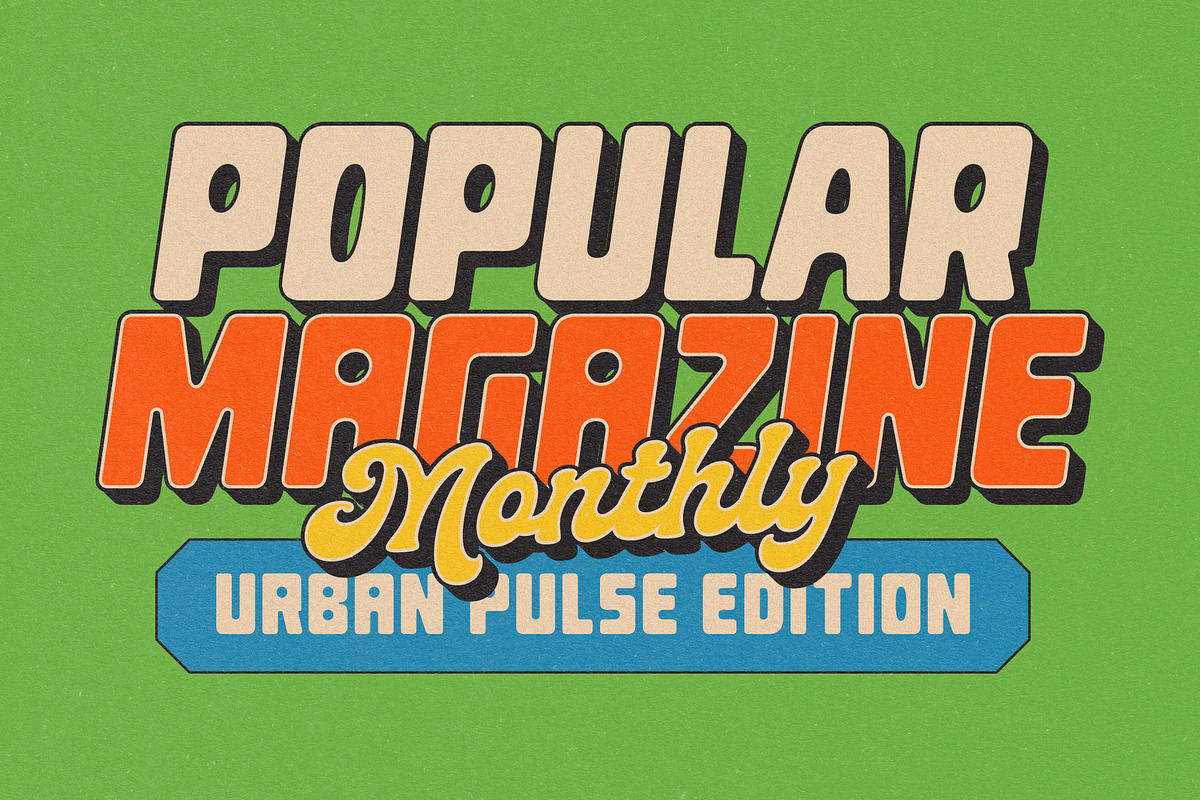 TNSC Huberica - Display Font, a Sans Serif Font by The Native Saint Club (Photo 9 of 14)
