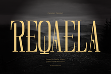Reqaela | Display Serif Font