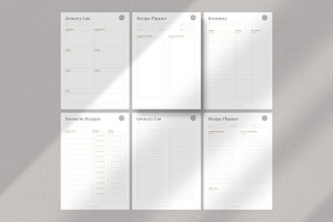 Meal & Grocery Planner Templates