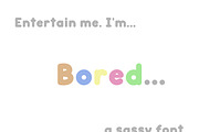 Bored Font, a Handwritten Font by noonsun (Thumbnail 1 of 5)