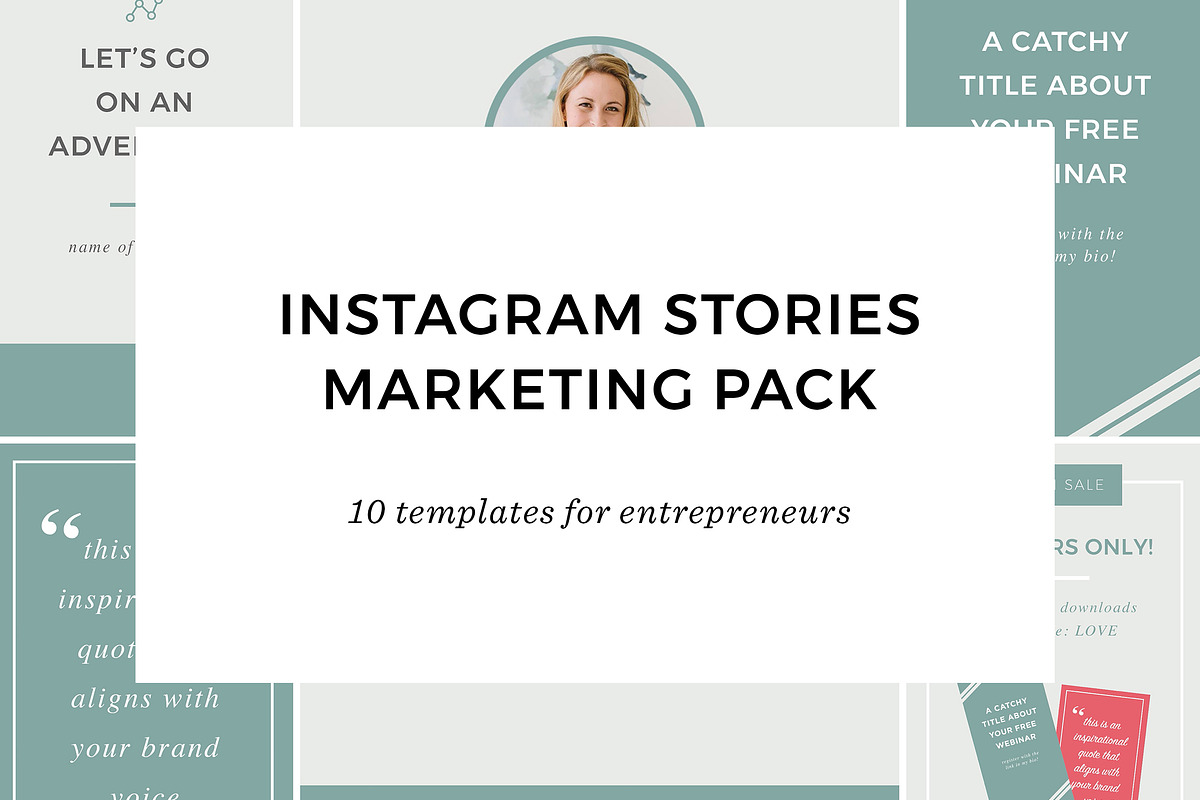 Instagram Stories for Entrepreneurs, a Marketing Template by natalie.hayes (Photo 1 of 3)