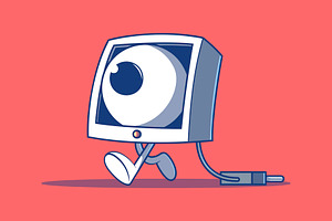 Mad Tv!, a Technology Illustration by pedrors