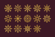 Winter snow flakes. Xmas icons set, an Object Illustration by Good Studio (Thumbnail 5 of 12)