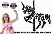 Carousel Unicorn Silhouette Vector, an Object Graphic by AlexandHer Digital Art (Thumbnail 1 of 3)