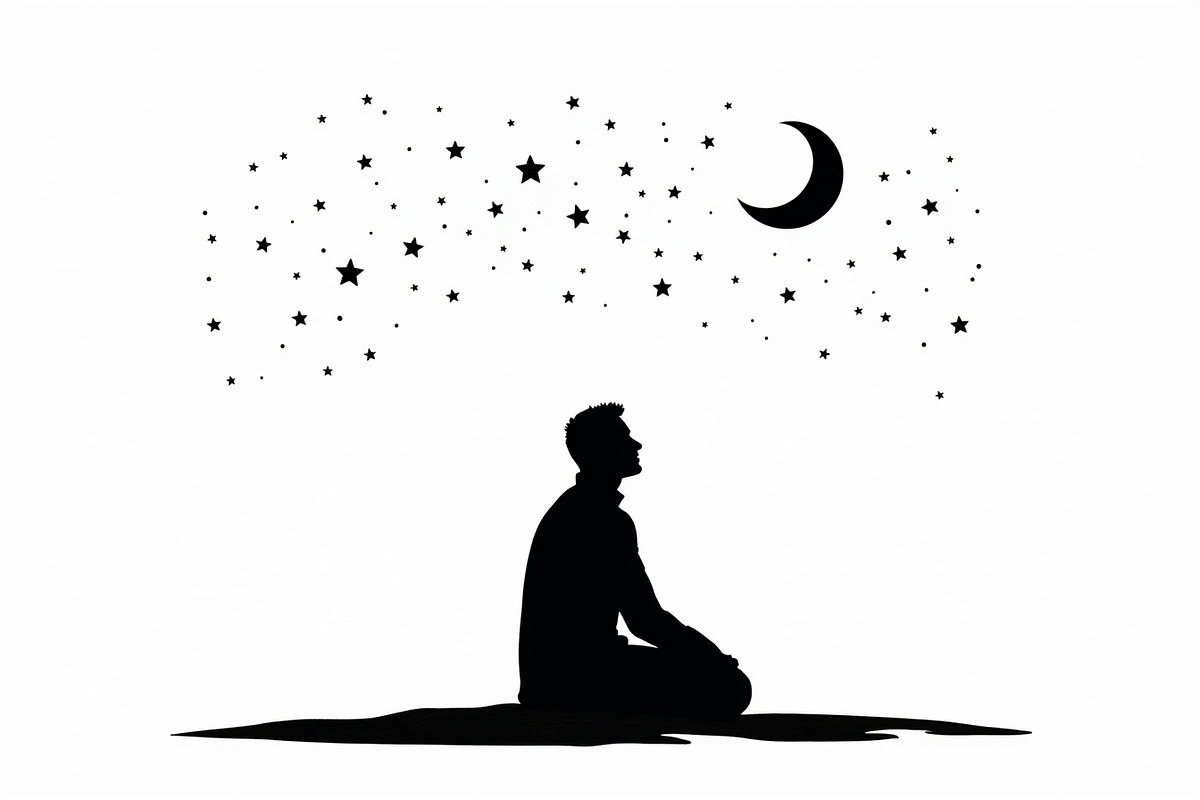 Cosmic Yoga Silhouettes Set, an Illustration by BIPLOB EXPERT (Photo 6 of 9)