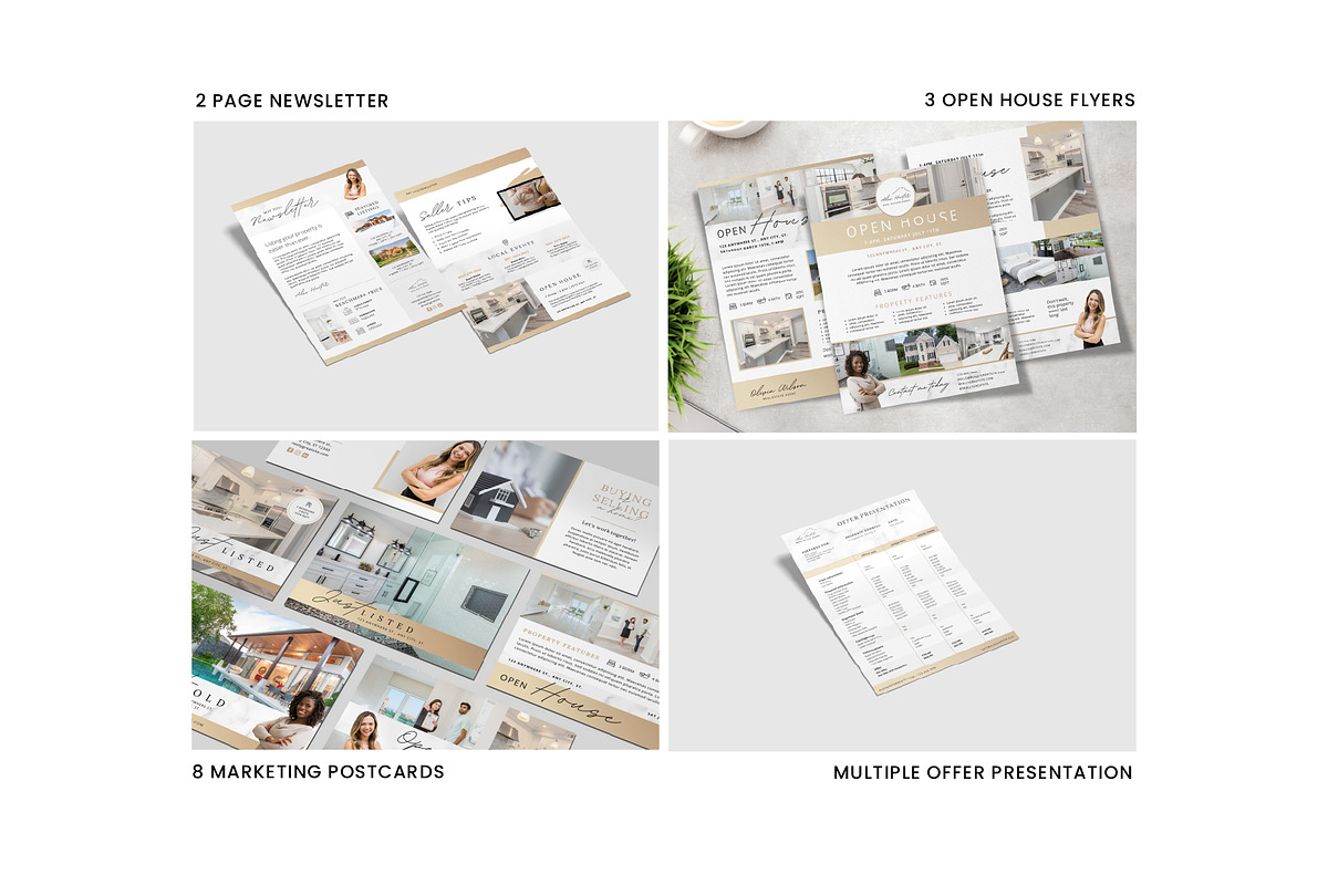 Realtor Template Bundle | Canva, a Flyer Template by Galaxybomb (Photo 6 of 15)