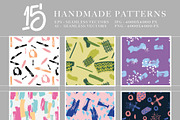 Handmade Seamless Brush Patterns, a Pattern Graphic by Joseph Chernashki (Thumbnail 5 of 8)