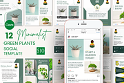 Minimalist / Social Media Pack, a Social Media Template by Design Space (Thumbnail 1 of 2)