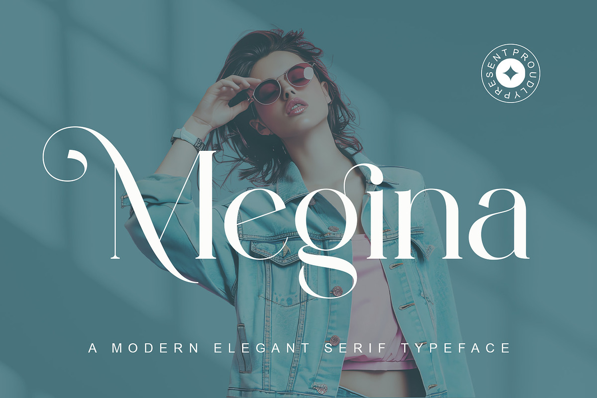 Megina Elegant Serif Typeface, a Serif Font by Alfinart (Photo 1 of 10)