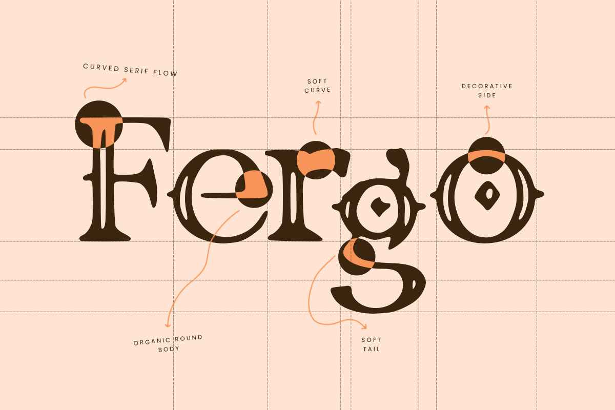 Bracaba - Vintage Decorative Font, a Serif Font by Pandeka Studio (Photo 2 of 9)