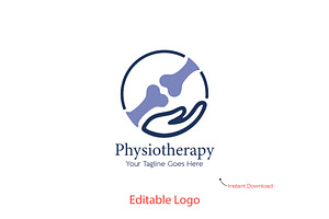 Physical Therapy Logo Template, a Branding & Logo Template by YUDesignStore