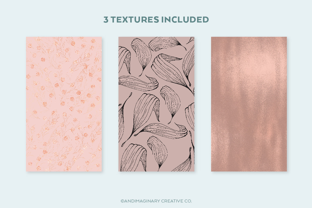 RoseGold Square & Story Templates, a Social Media Template by Andimaginary Creative Co. (Photo 7 of 13)