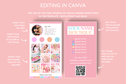Business Card Template - Pastel, a Business Card Template by SunshineStudioBoutique (Thumbnail 4 of 9)