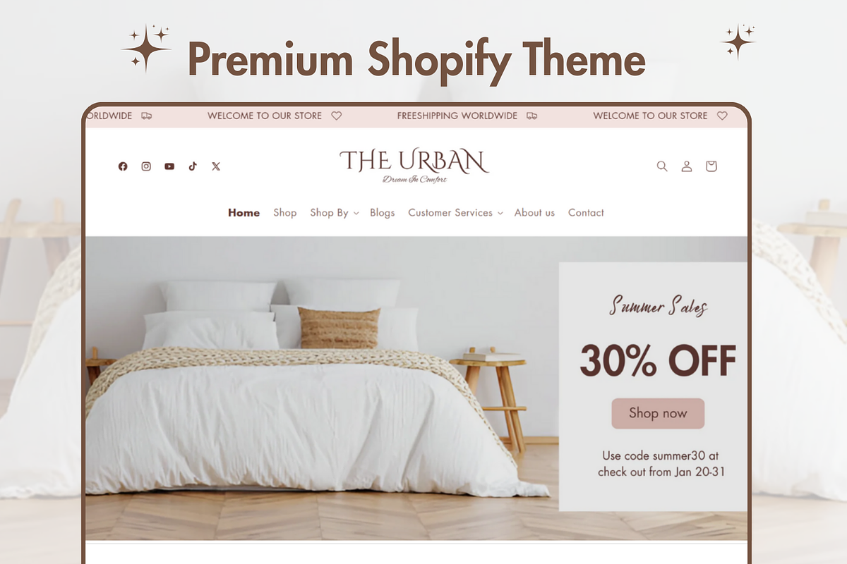 Urban - Premium Shopify Theme, a Shopify Template by Xynotheme (Photo 1 of 7)