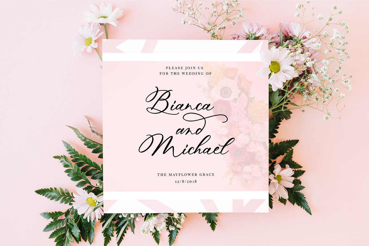 Hey Darling Calligraphy Script Font preview 4