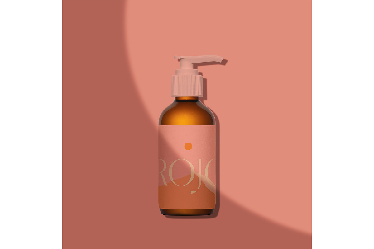 Amber Cosmetic Pump Bottle Mockup, a Cups & Container Mockup by Copal (Photo 14 of 16)