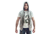 Sleeveless Hoodie Mock-Up, a Hoody Mockup by Freeman Studio (Thumbnail 11 of 17)