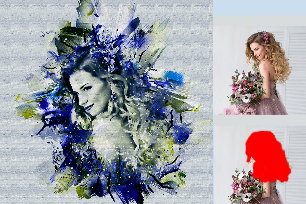 Paint Photoshop Action, an Action Add-On by MRI STUDIO (Photo 14 of 19)