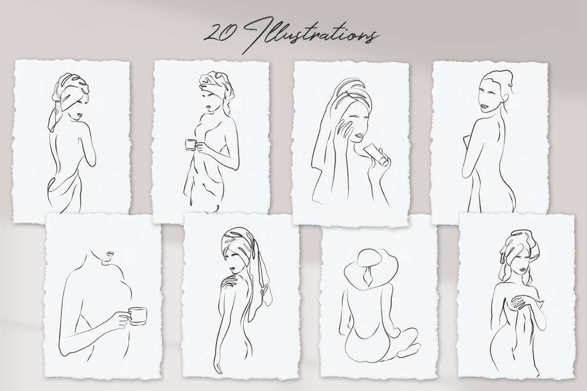 Sexyy Body Abstract Set 1, a Healthcare Illustration by Irena Art (Photo 10 of 10)