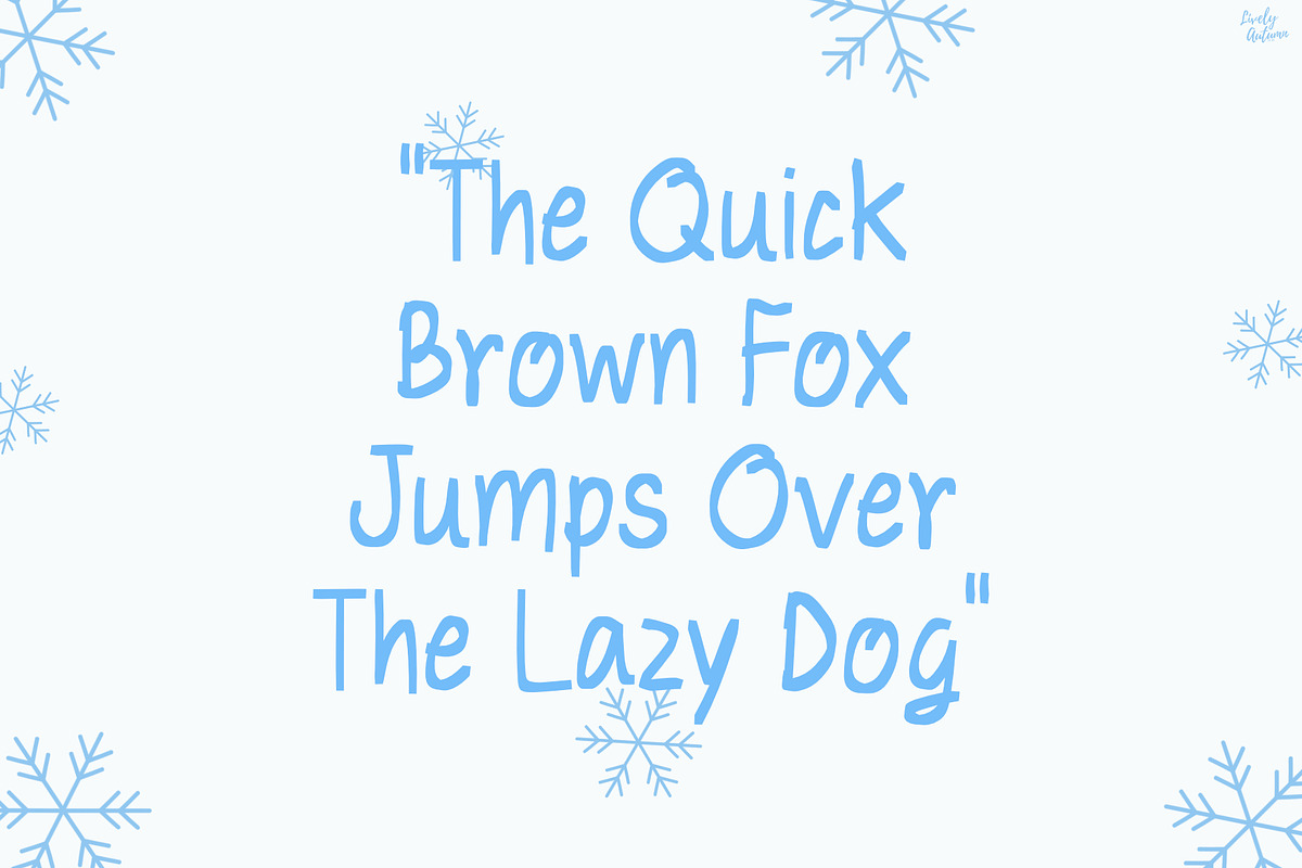 Frostie Ink | Handwritten font, a Handwritten Font by LivelyAutumn11.11 (Photo 4 of 5)