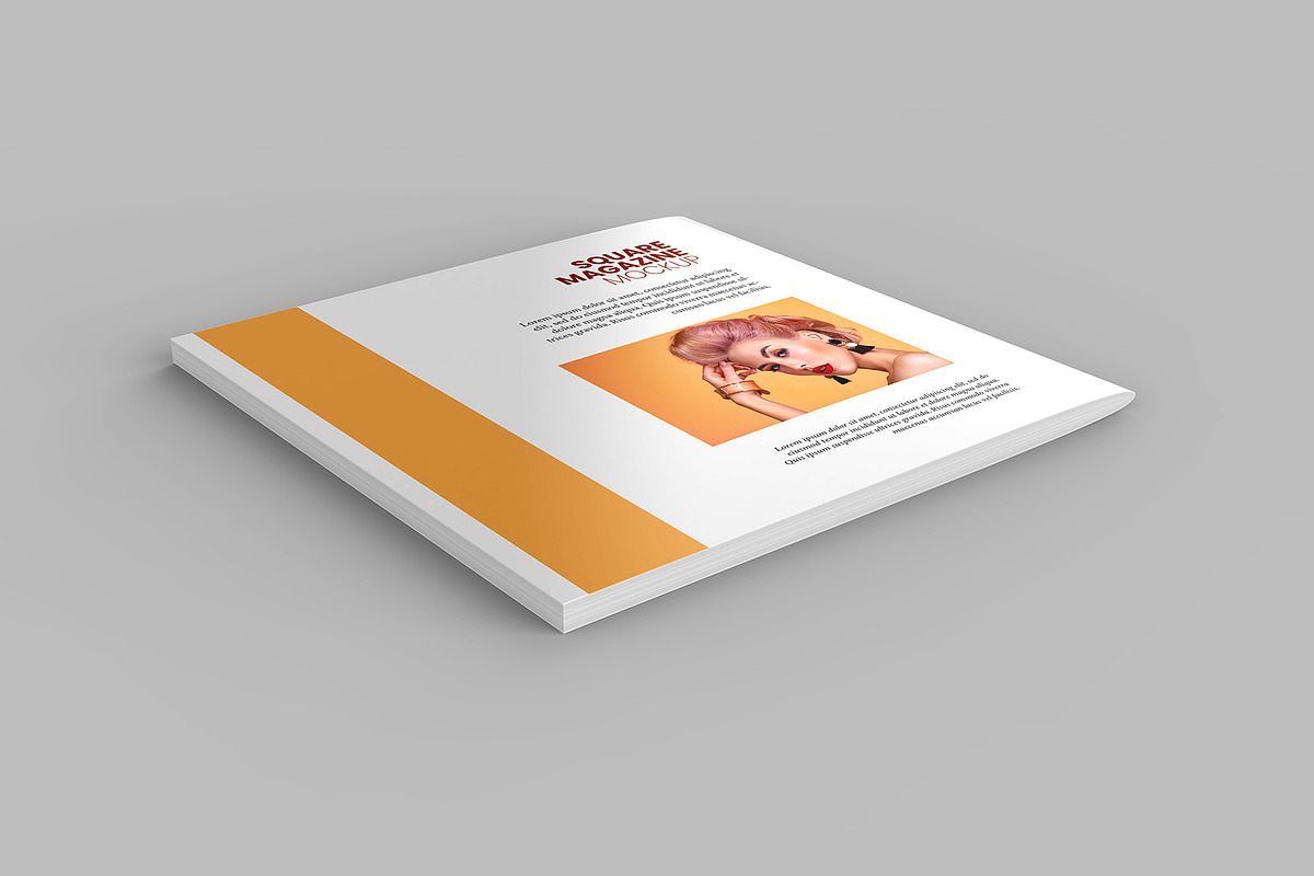 Square Catalog / Magazine Mockup, a Books & Magazine Mockup by Illusiongraphic (Photo 11 of 22)
