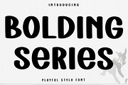 Bolding Series, a Script Font by FreshTypeINK (Thumbnail 1 of 8)