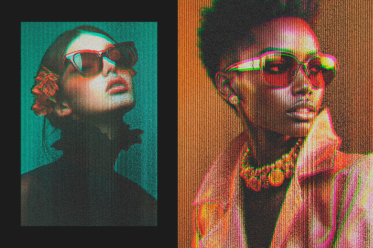 Vibrant Halftone Line Effect, a Layer Style Add-On by tatiankaart (Photo 6 of 7)