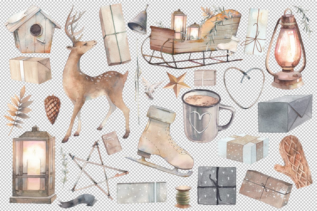 Rustic Christmas, a Decorative Illustration by Eisfrei (Photo 3 of 7)
