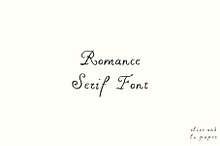 Elegant Serif Font