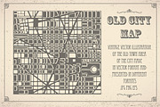 Vintage old map, a Texture Illustration by AlexZeL (Thumbnail 2 of 3)