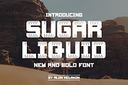 Sugar Liquid, a Sans Serif Font by alon kelakon (Thumbnail 1 of 6)