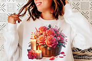 Valentines Basket Clipart Bundle, an Illustration by SinaCreation (Thumbnail 9 of 11)