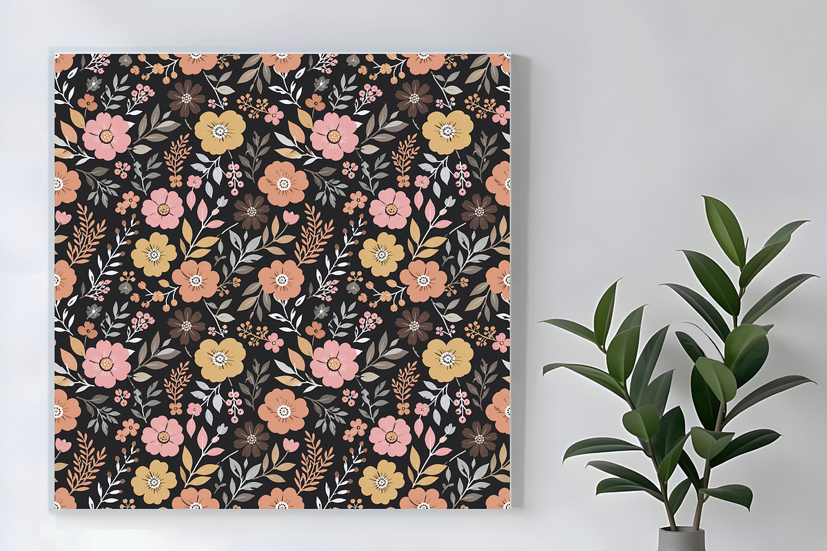 Garden Floral Seamless Pattern, a Pattern Graphic by Sharon Schwalbe (Photo 4 of 5)