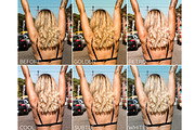 Blond hair Lightroom desktop presets, an Action Add-On by GDR Design (Thumbnail 2 of 6)