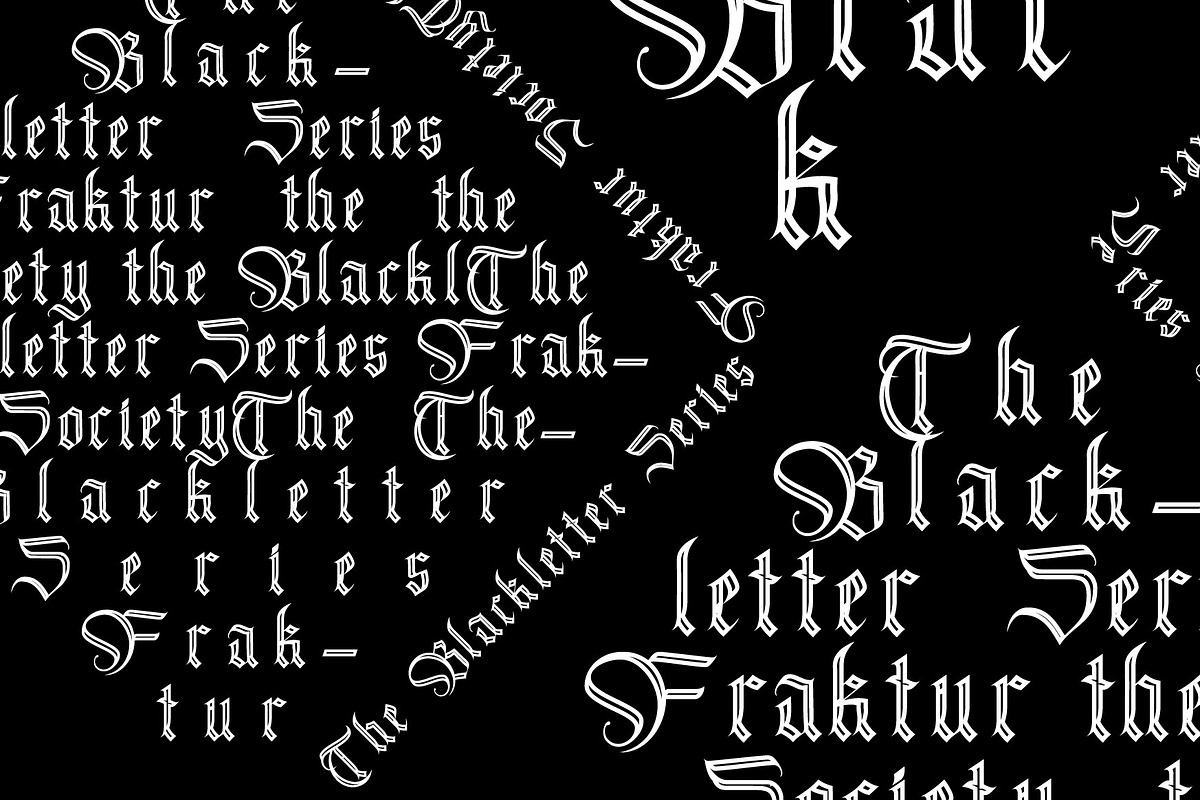 Fraktur Society, a Blackletter Font by cromatixclassroom (Photo 2 of 9)