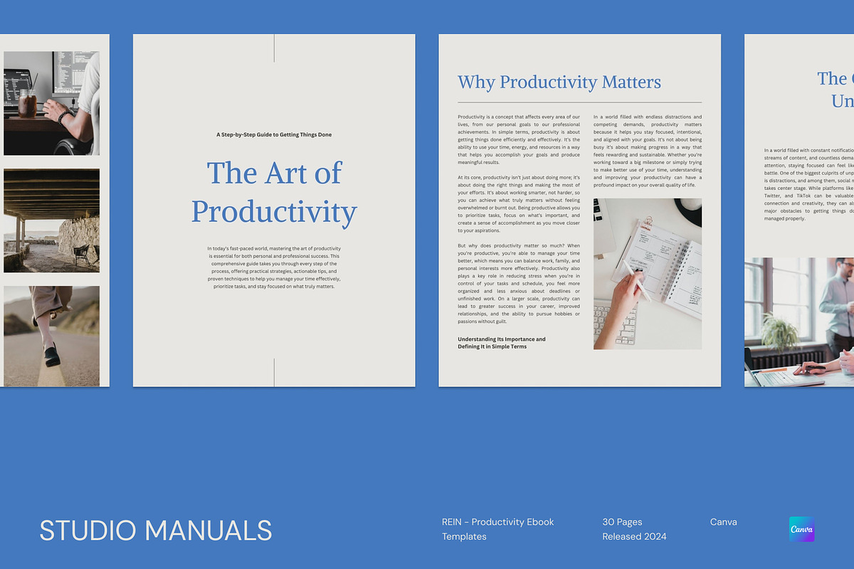 REIN – Productivity Ebook Template, a Social Media Template by Studio Manuals (Photo 2 of 8)