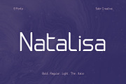 Natalisa, a Sans Serif Font by sabrcreative (Thumbnail 1 of 8)