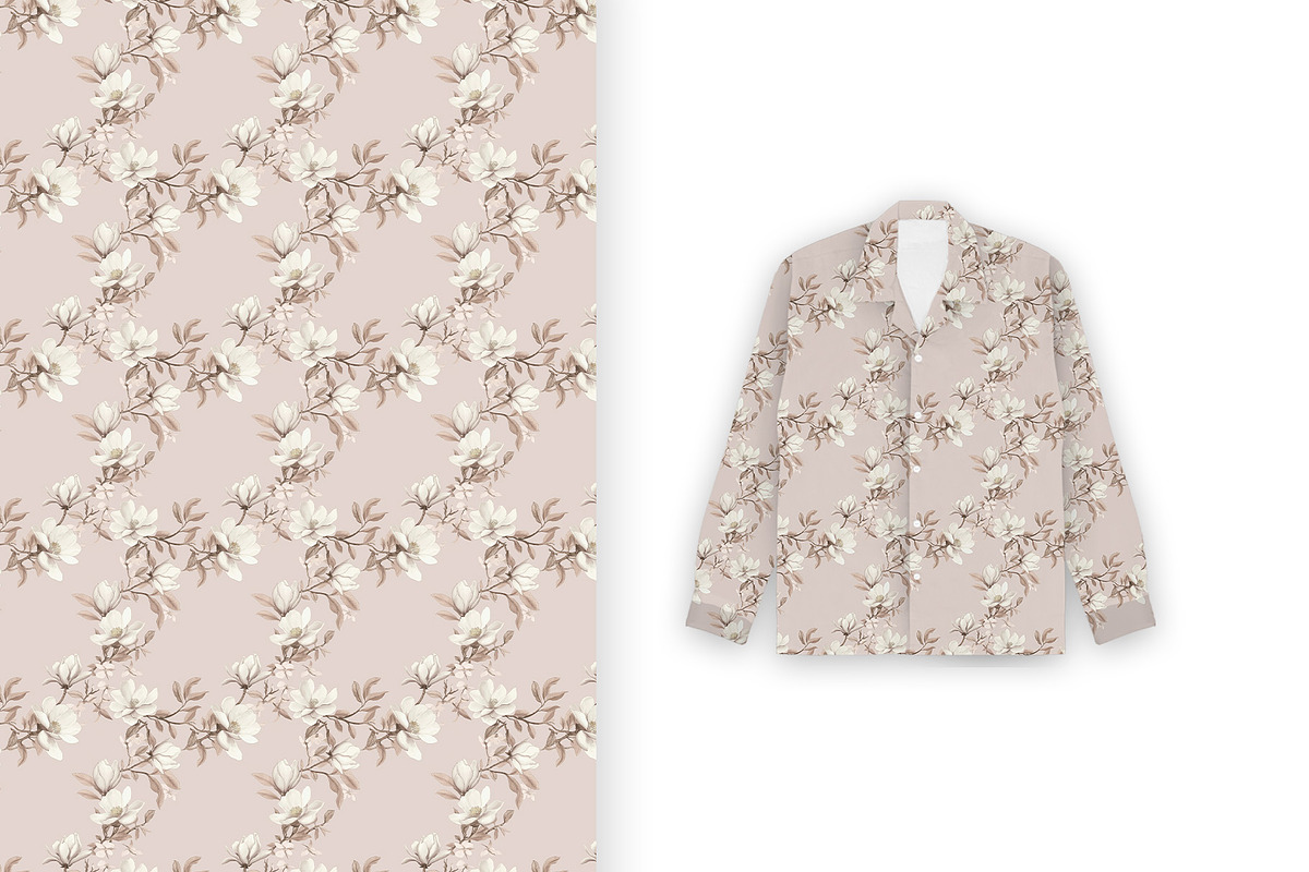 6 seamless pattern:Dusty Rose Ethnic, a Pattern Graphic by StudioCitra (Photo 2 of 10)