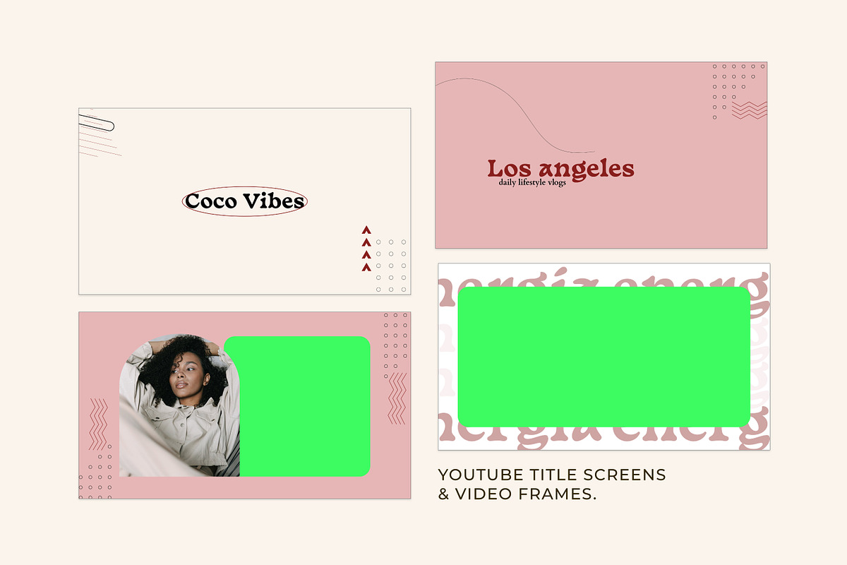 Energía - Youtube Brand Kit, a Social Media Template by hello next brand (Photo 5 of 6)