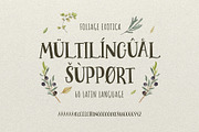 Foliage Exotica - Handwritten Serif, a Serif Font by Invasi Studio (Thumbnail 10 of 10)