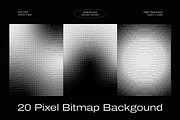 Pixel Bitmap Background Illustration, an Object Illustration by graphicook (Thumbnail 1 of 5)
