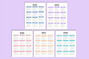 5 Year Monthly Planner 2024-2028 KDP, a Stationery Template by Shumaya (Thumbnail 2 of 6)