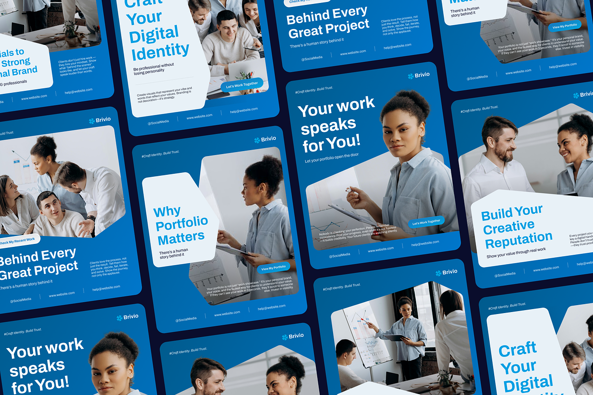 Brivio - Personal Branding, a Social Media Template by SLAB! Design (Photo 7 of 8)